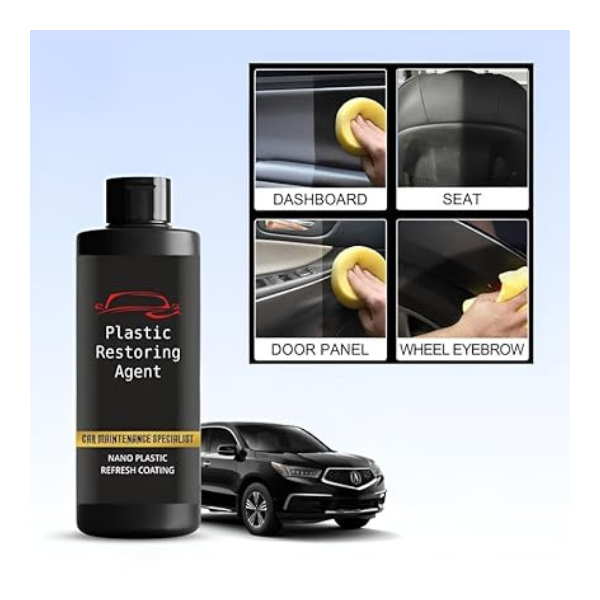 Nano Plastic Revitalizing Coating Agent for Car 100ml (Pack of 2)