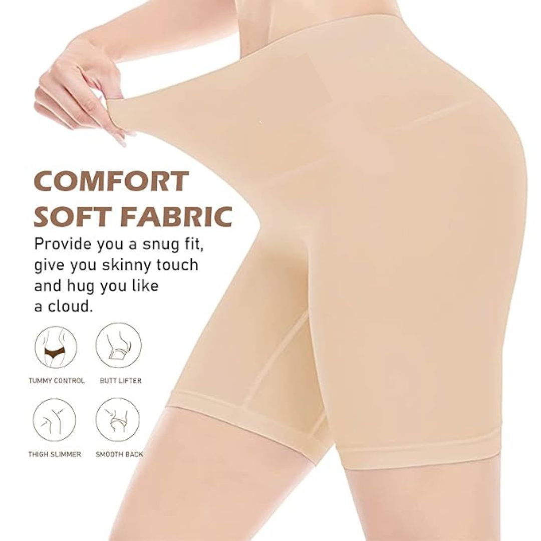 High Waisted Body Shaper Shorts | Shapewear for Women |  Seamless Tummy Tucker with Back and Thigh Shaper