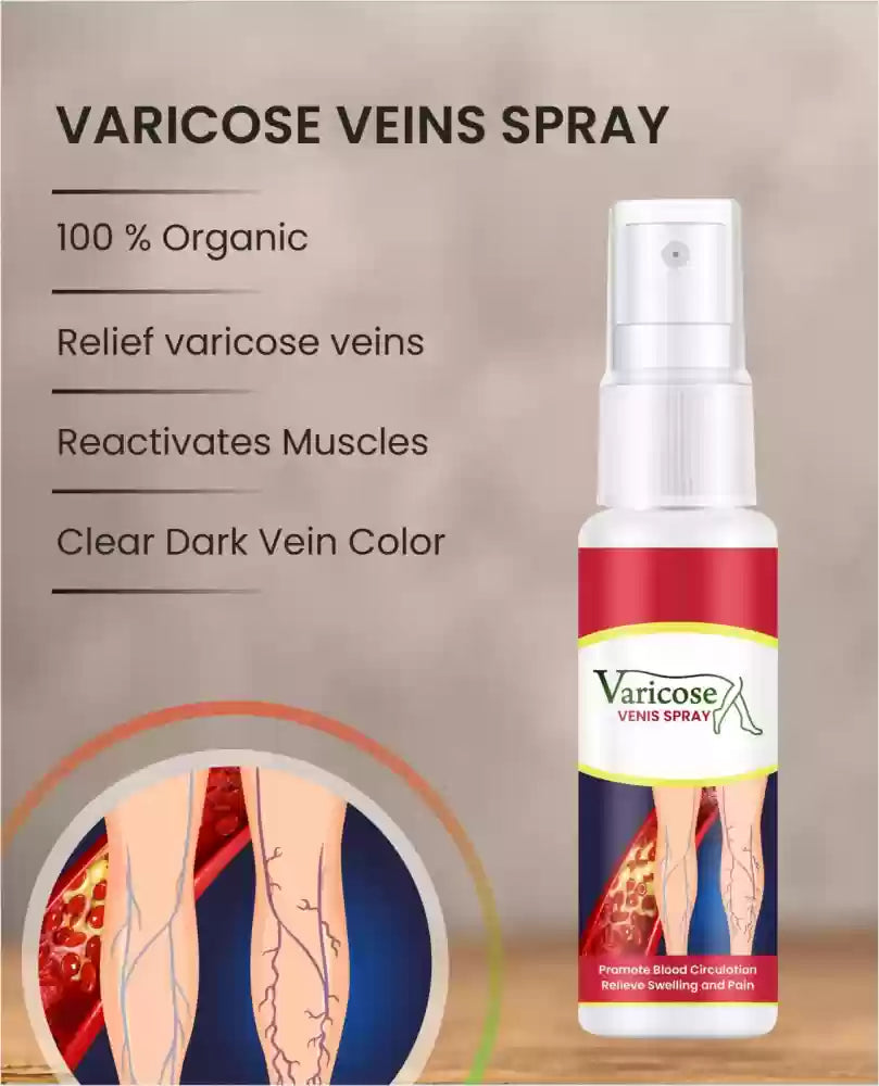 Varicose Veins Spray - 30 ML, Instant Leg Relief For Leg Care (Pack of 2)